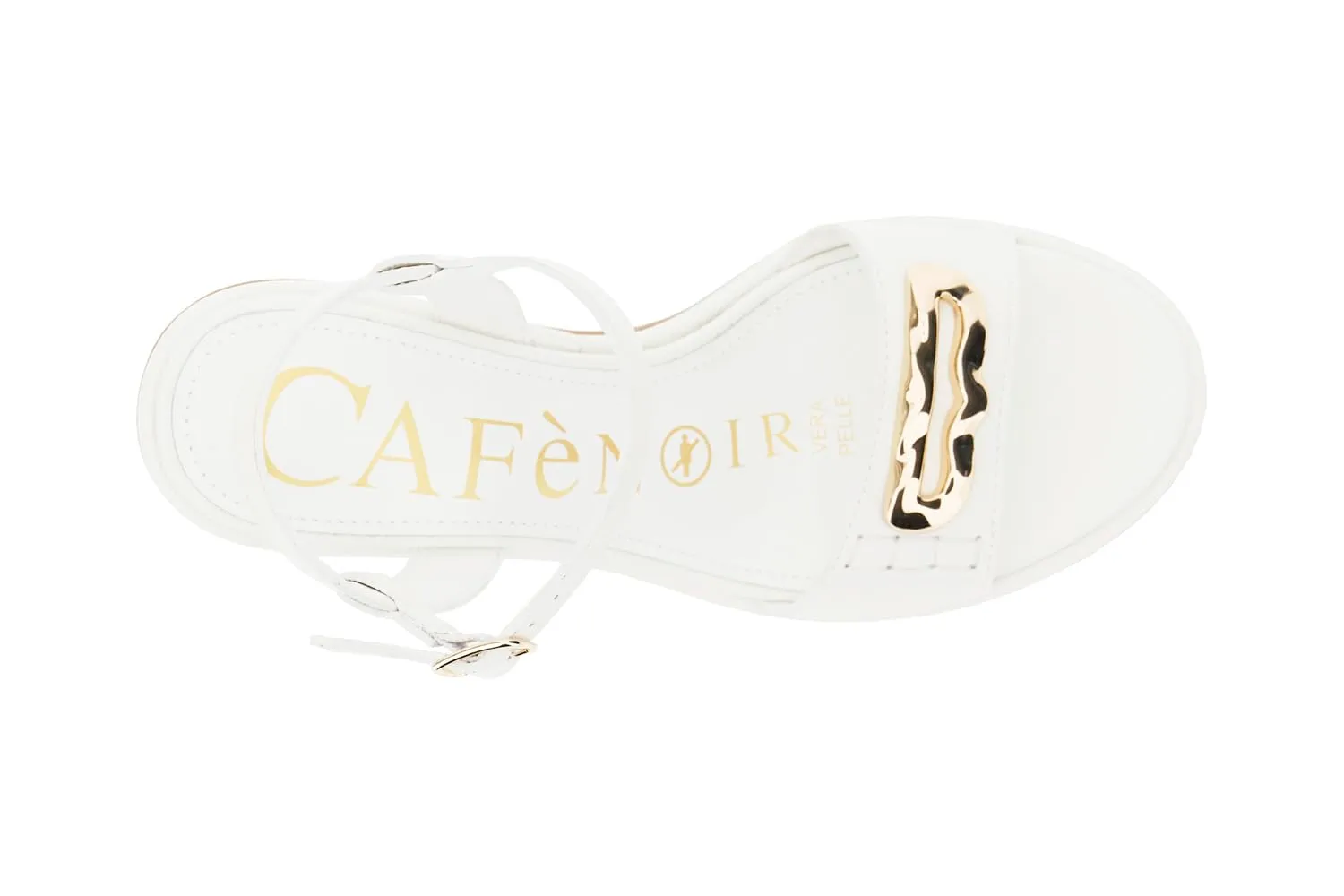 CafèNoir Sandali Gilda Off White Tacco 6cm 39 EU