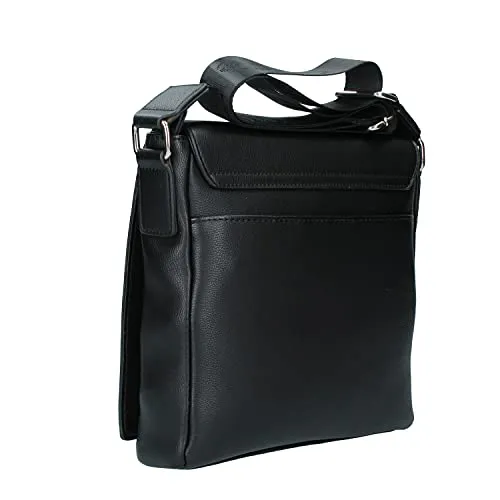 CafèNoir Borsello Uomo Zip Pattina Nero