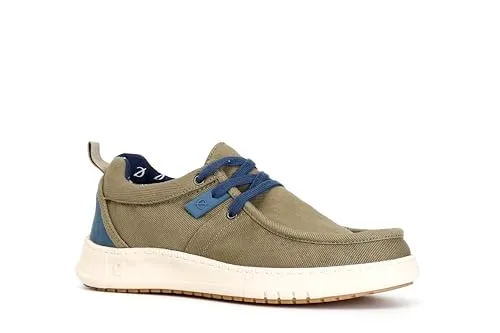 CafèNoir Scarpe Uomo Allacciate Tessuto Suola 3 cm