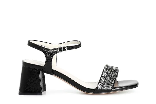 CafèNoir Gilda Sandali Donna Strass Taglia 39 Tacco 6 cm