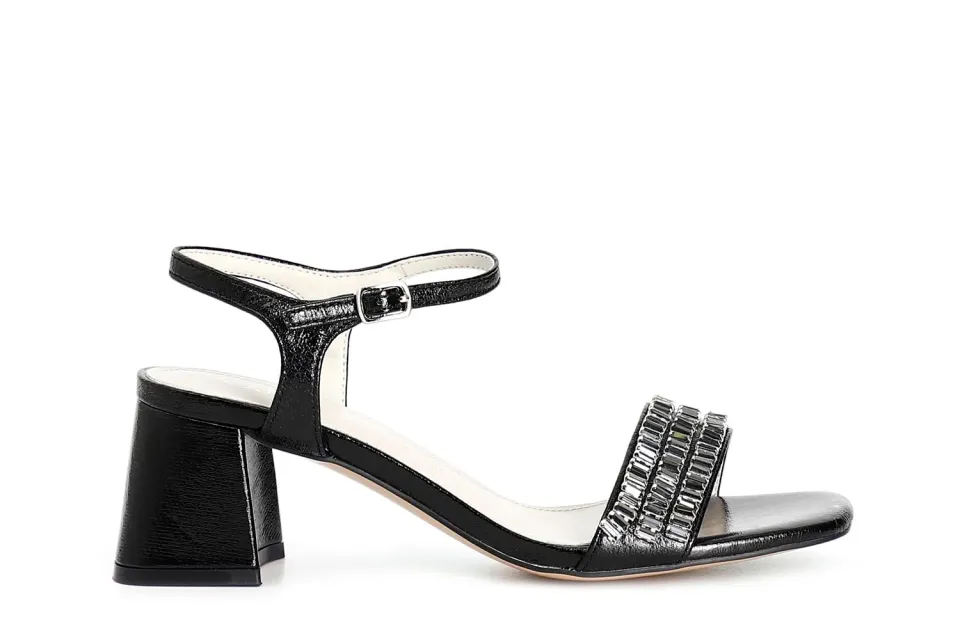 CafèNoir Gilda Sandali Donna Strass Taglia 39 Tacco 6 cm