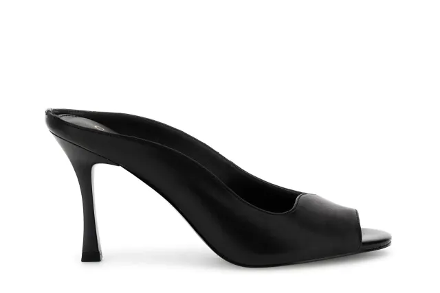 CafèNoir mules nappa donna nero tacco 8,5 cm 36 EU