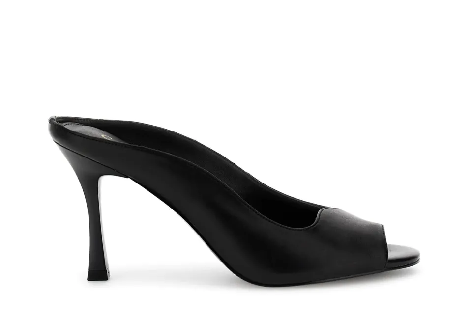 CafèNoir mules nappa donna nero tacco 8,5 cm 36 EU