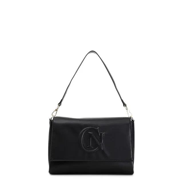 CafèNoir borsa a spalla sacca nera logo
