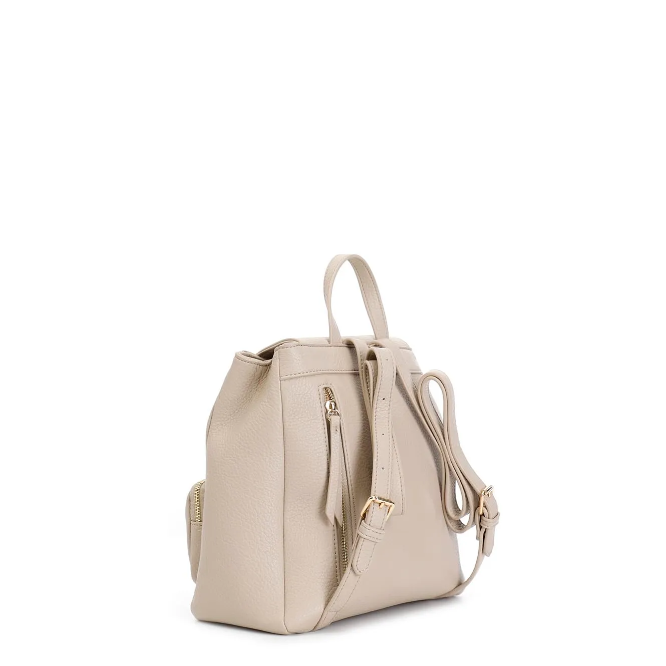CafèNoir Zaino Donna Beige Onesize Tasche Charm Metallo