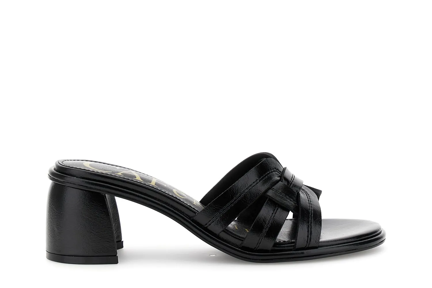 CafèNoir sandali donna effetto naplak tacco 6 cm cuciture