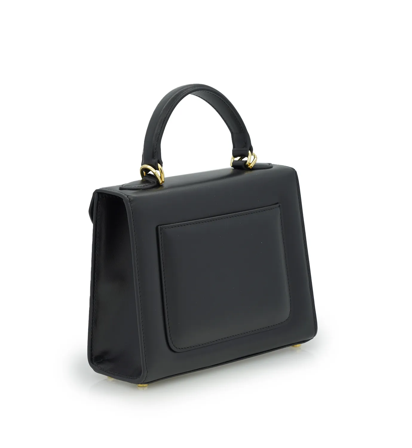 Cardinal Milano First Lady Small Black borsa vitello nero