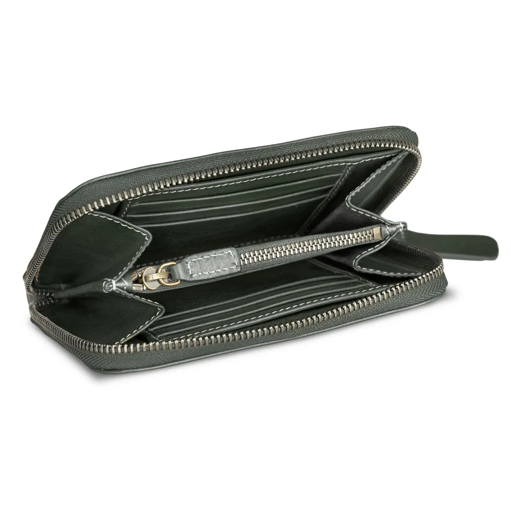 Re Artù Igraine portafoglio pelle donna con zip