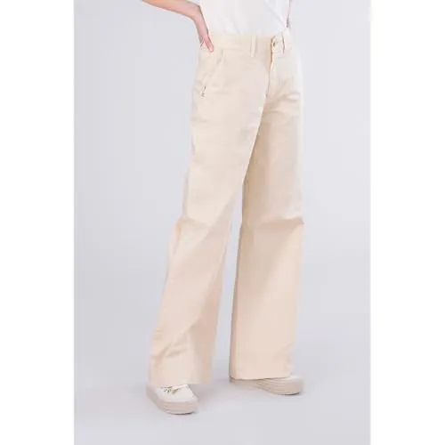 CafèNoir Wide Leg Tinto Capo Pantaloni Sabbia