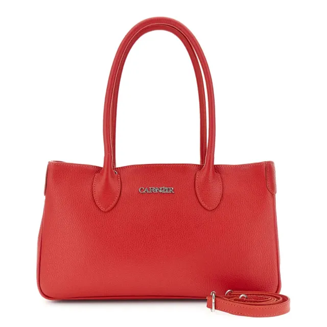 CafèNoir Shopping Bag a Spalla Pelle Martellata Tracolla Donna