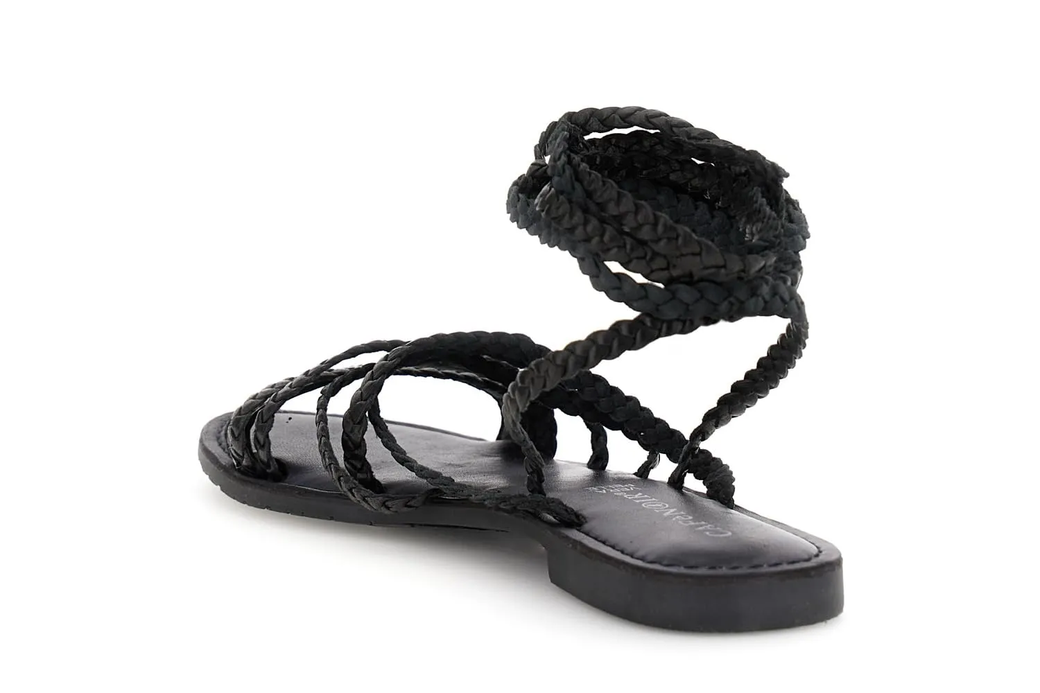 CafèNoir Sandali Pelle Donna Intrecciati Flat
