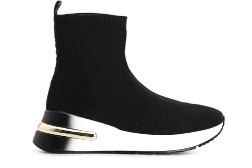 CafèNoir Running Alta Sneakers Donna Nero Tessuto