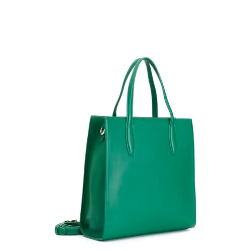 CafèNoir Pendaglio Borsa Shopping Verde Zip