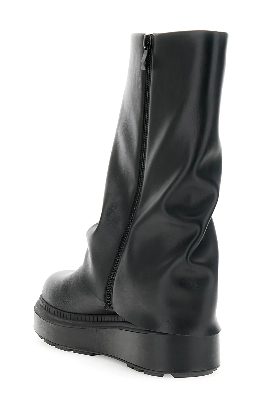 CafèNoir Stivaletti Gambale Nero Zip Interna