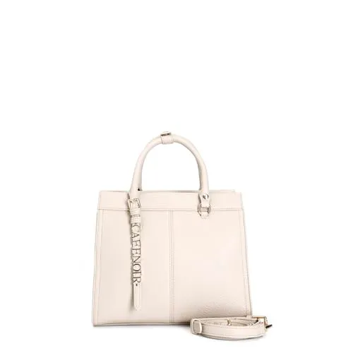 CafèNoir Bauletto borsa a mano beige tortigliata