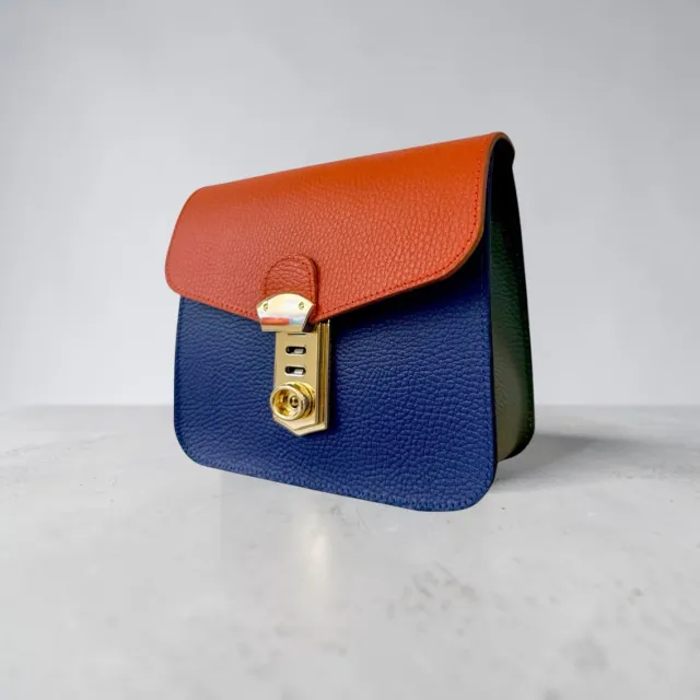 Figus New Ros Pelle Cuoio miniborsa vera pelle