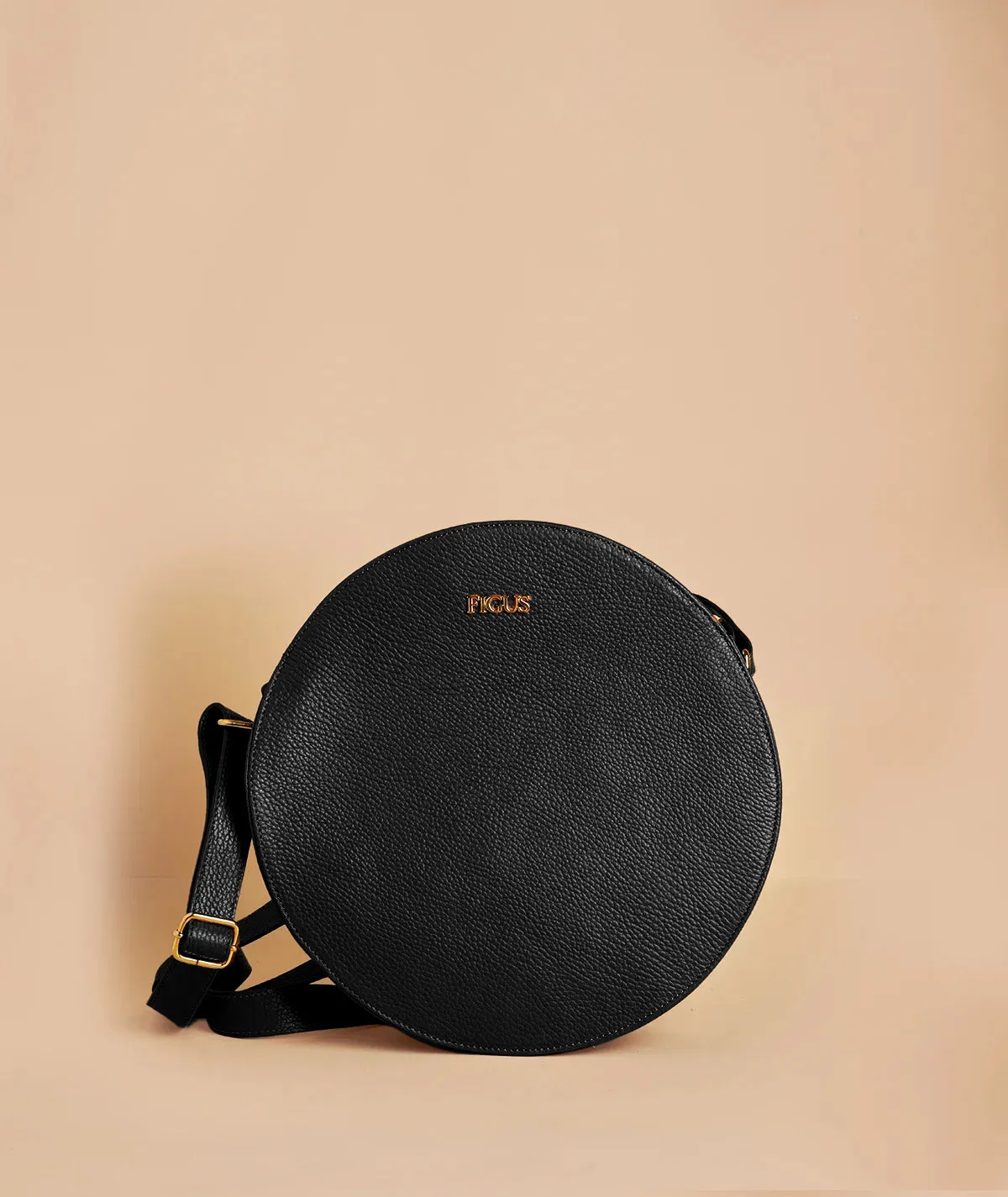 Figus Circle Bag borsa a tracolla rossa rotonda