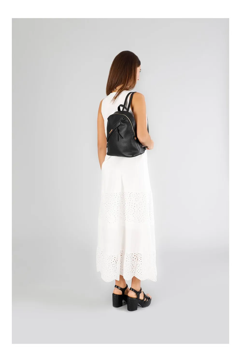CafèNoir City Backpack Zaino 29x26,5cm Tasca Frontale Zip
