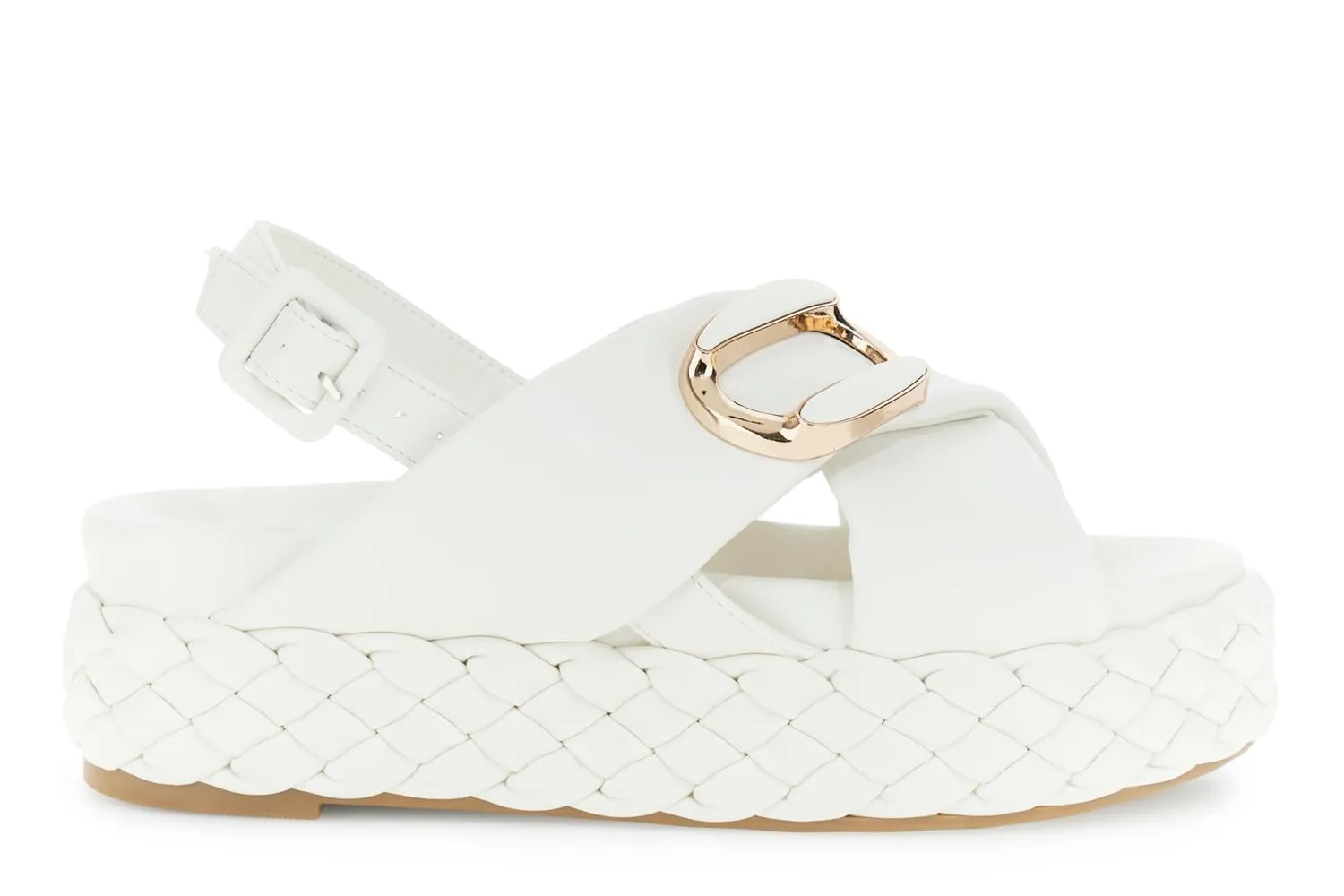 CafèNoir Sandali Incrociati Treccia Donna 39 EU