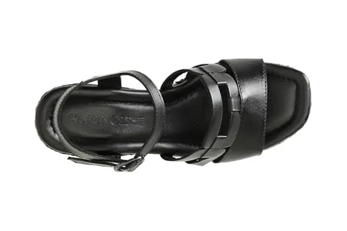 CafèNoir Gilda sandali donna pelle zeppa 8 cm