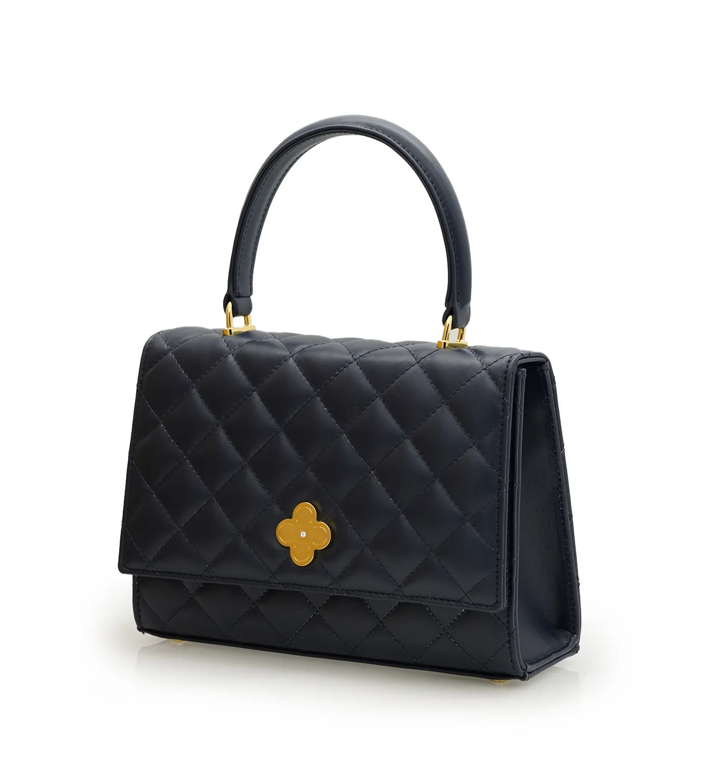 Cardinal Milano Opèra Navy Blue Quilted borsa blu navy