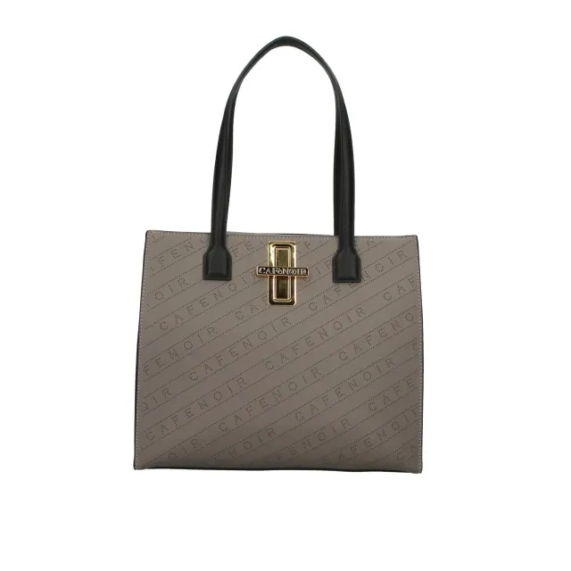 CafèNoir Bauletto Pattern Laserato Donna Taupe