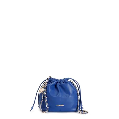 CafèNoir Minibag Coulisse Borsa a Tracolla Blu Catena