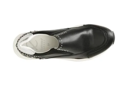 CafèNoir Slip-on Borchie Strass Sneakers Donna Nero