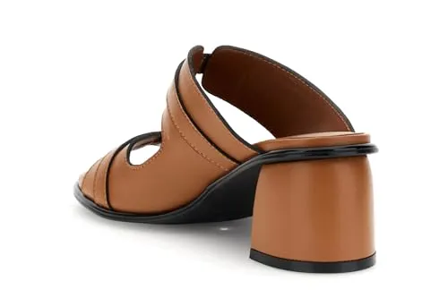 CafèNoir Frate sandali donna cuoio 38 EU tacco 6 cm