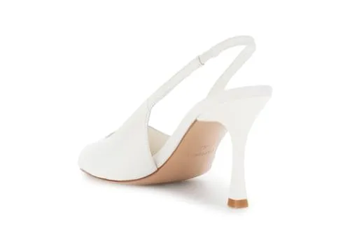 CafèNoir Slingback Nappa Avorio Tacco 8,5 cm 38