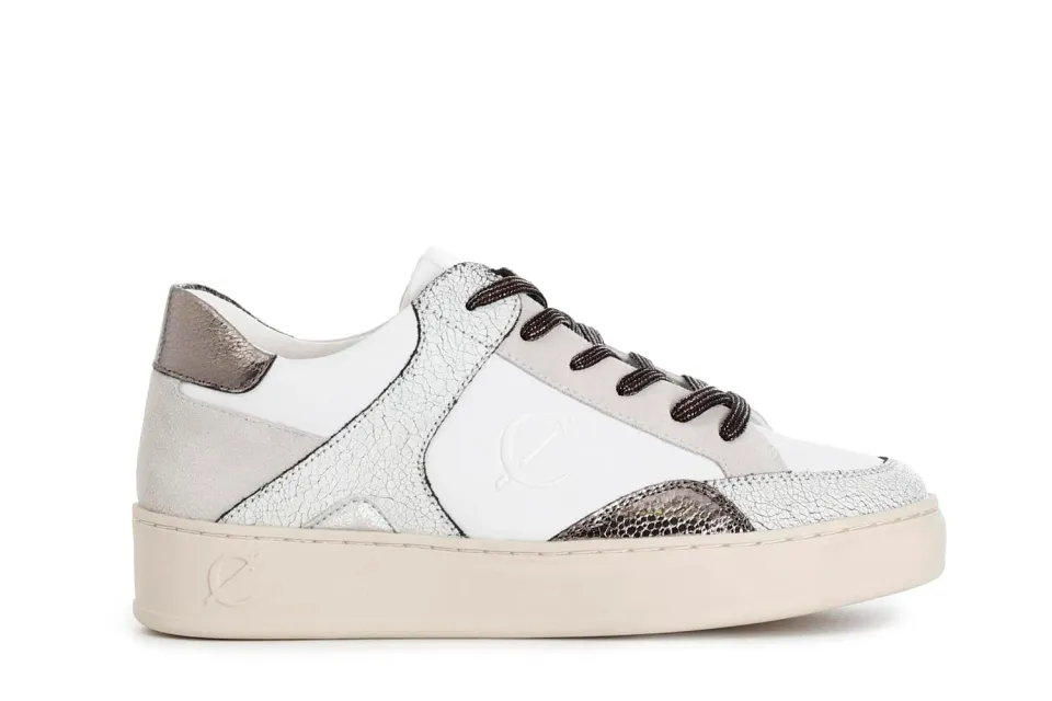 CafèNoir Sneakers Donna Bianco Beige 35 EU Lacci