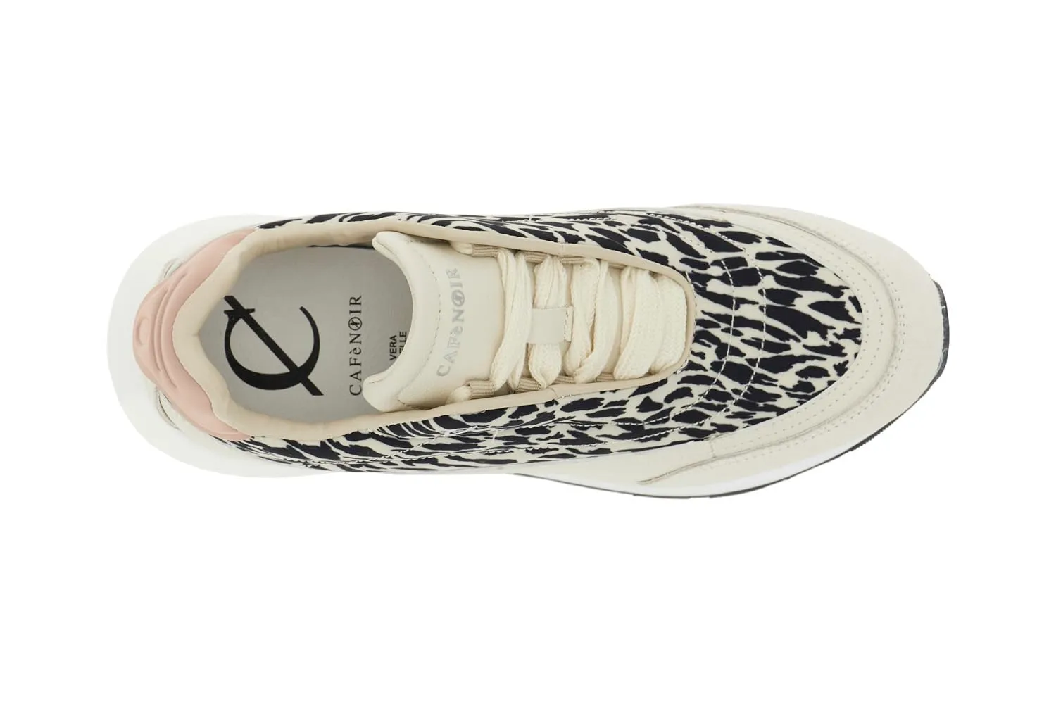 CafèNoir Sneakers Donna Nylon Animalier 39 Nero