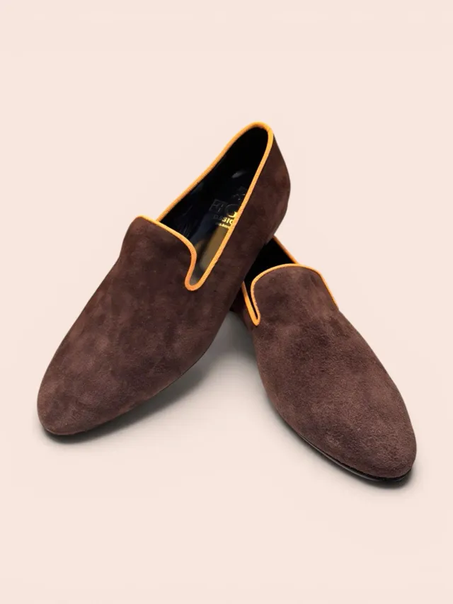 Figus Sleeper Scamosciato ballerine marrone pelle suede