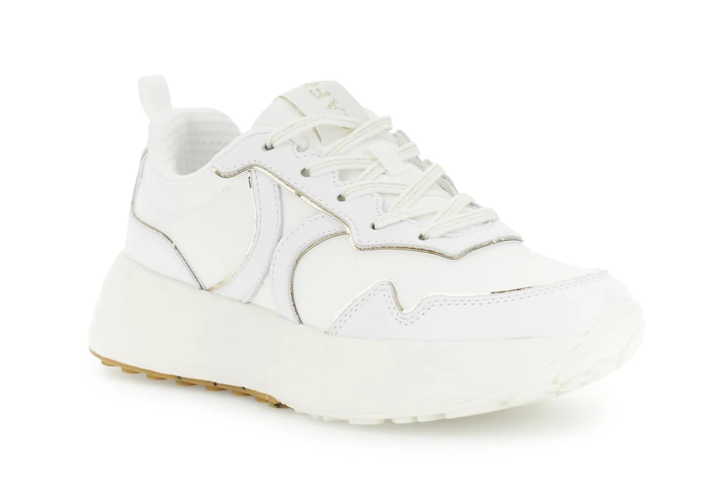 CafèNoir Sneakers Tessuto Pelle Bianche Donna 36 EU