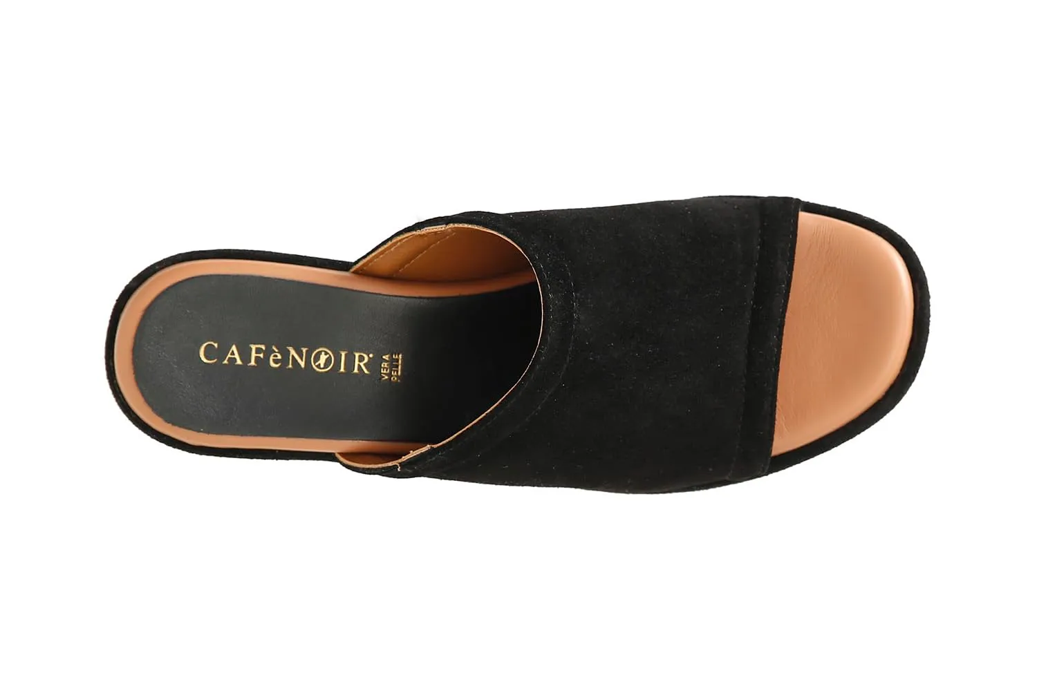 CafèNoir Ciabatta Donna in Pelle Scamosciata Nero 39