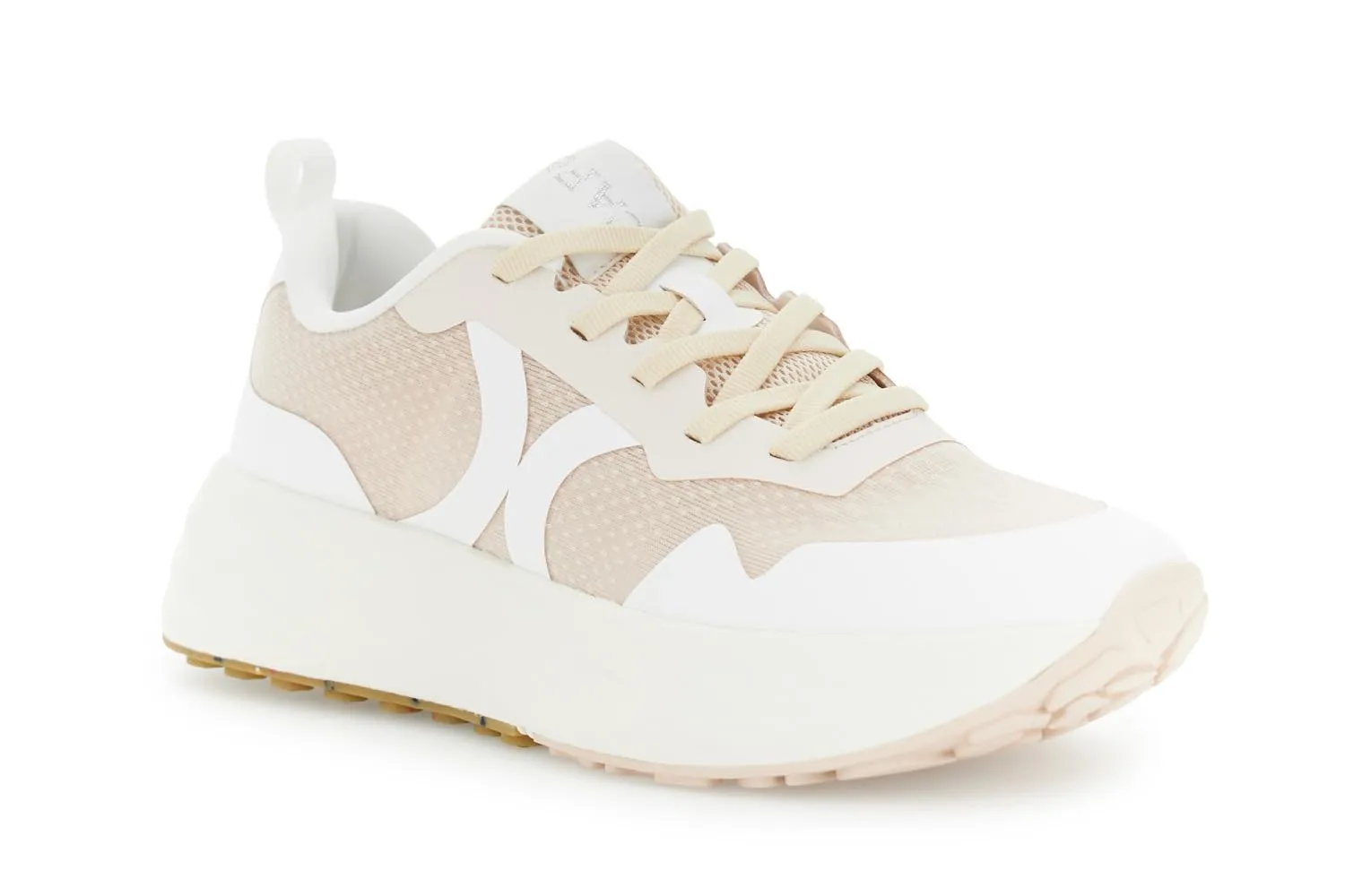 CafèNoir Sneakers Tessuto Donna Bianco Cipria