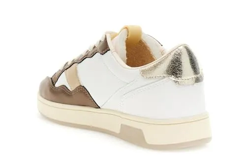CafèNoir Sneakers Pelle Bianco Marrone Donna 39