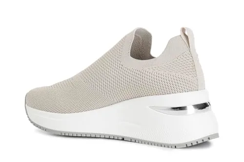 CafèNoir slip-on donna tessuto con calzino grigio