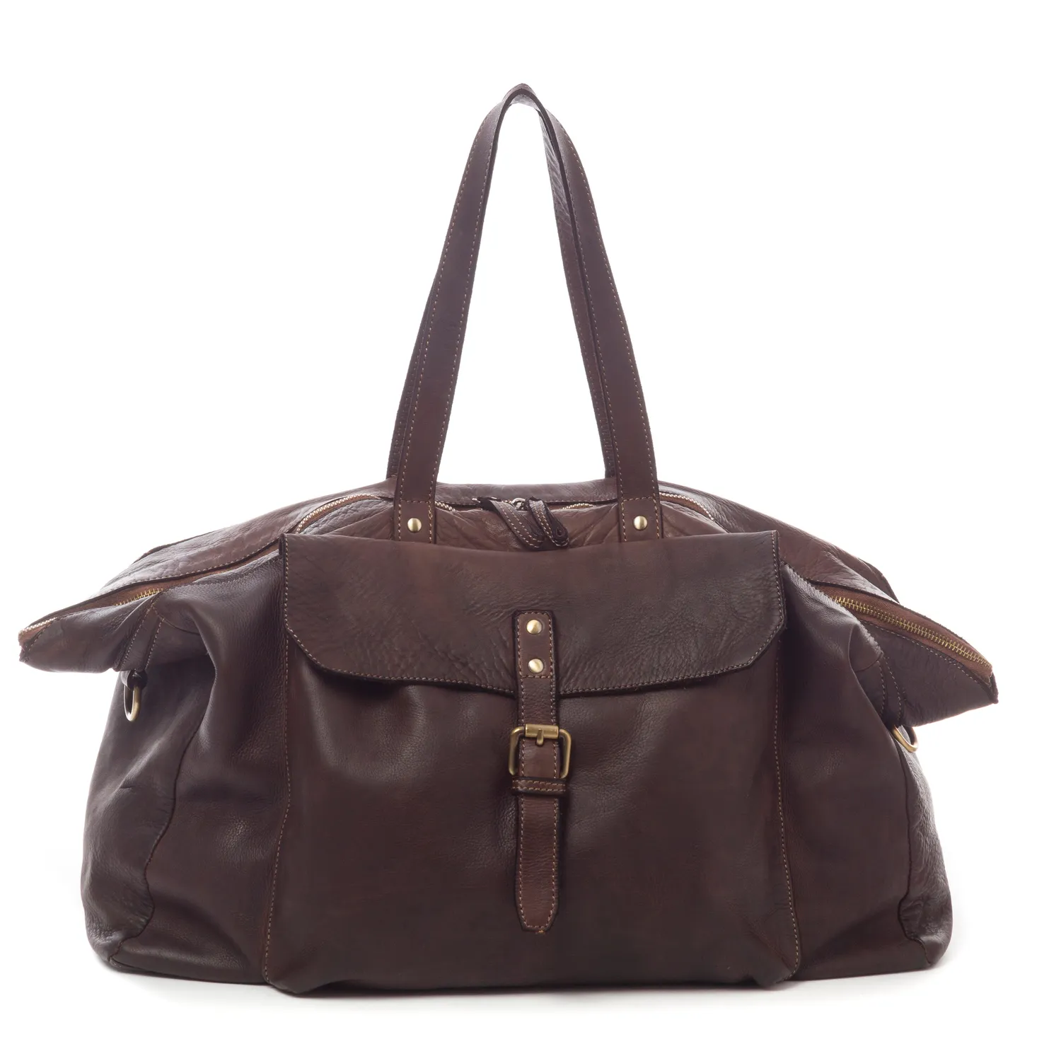 La Via Firenze Butter X035 Dante borsa viaggio pelle weekend