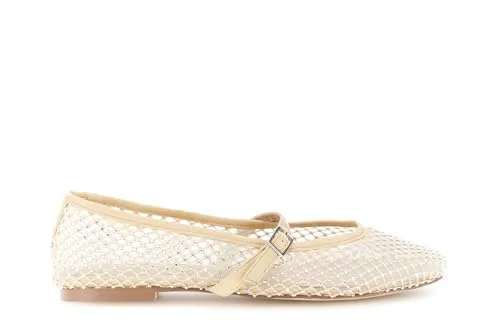 CafèNoir Ballerine Rete Strass Punta Affusolata