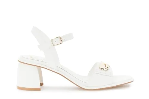 CafèNoir Sandali Gilda Off White Tacco 6cm 39 EU