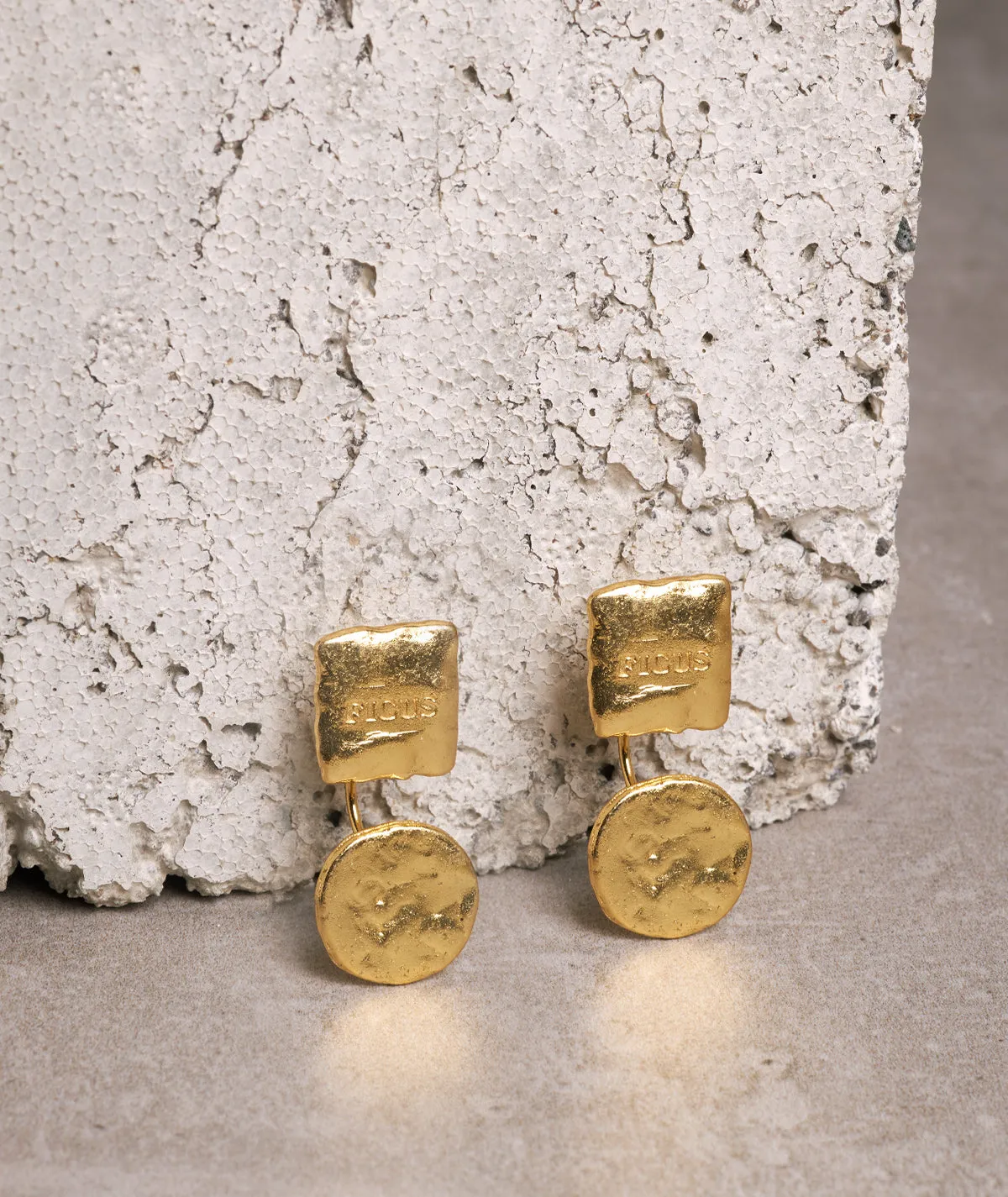 Figus Miami Gold orecchini in oro zecchino