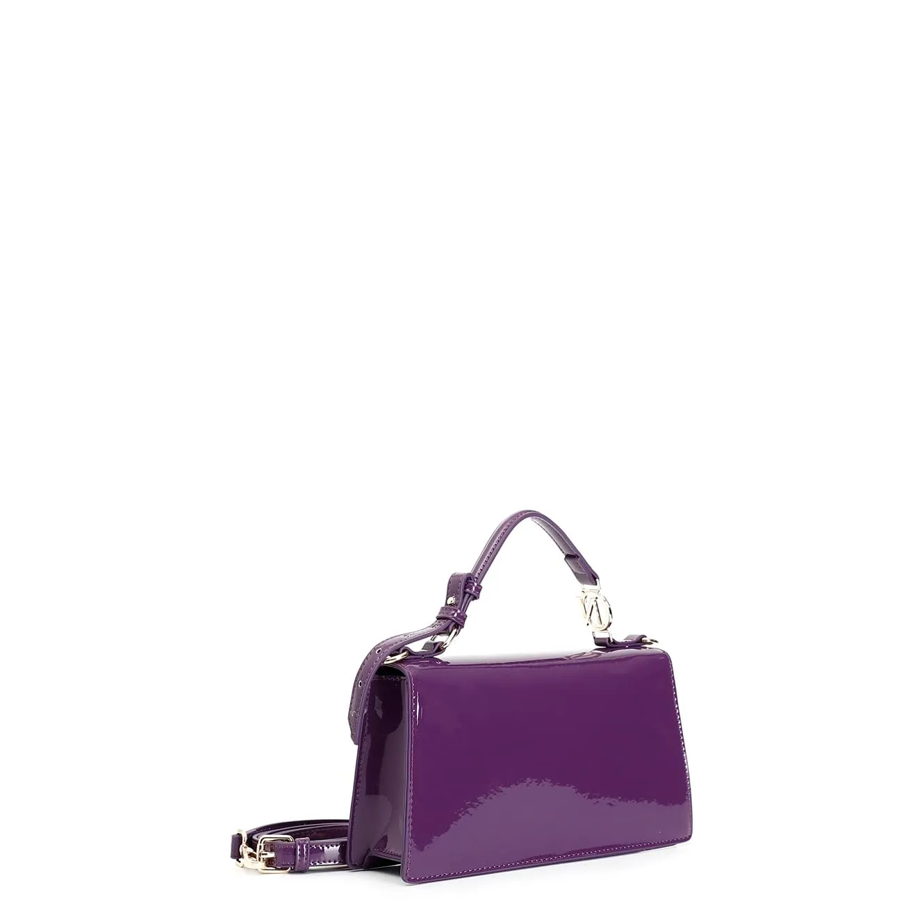 CafèNoir minibag donna vernice viola tracolla strass