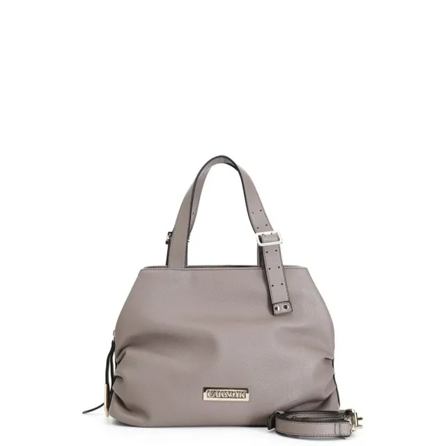 CafèNoir Bauletto M005 manico fibbia borsa taupe