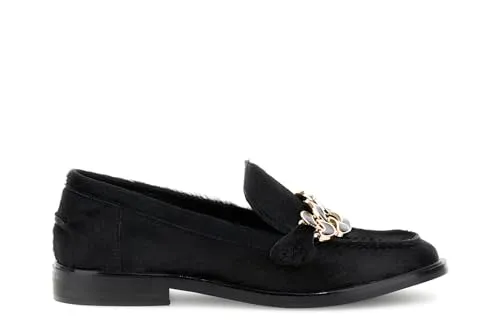 CafèNoir Mocassini Morsetto Pelle Cavallino Nero
