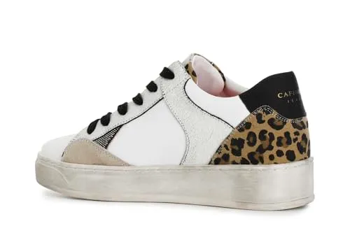 CafèNoir Sneakers Pelle Camoscio Donna Logo