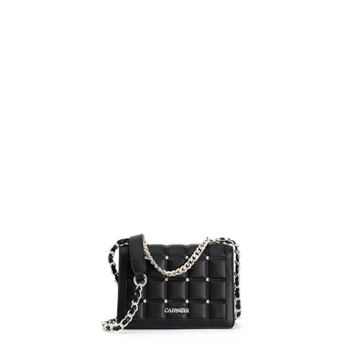 CafèNoir Minibag Donna Trapuntata Borchie Nera