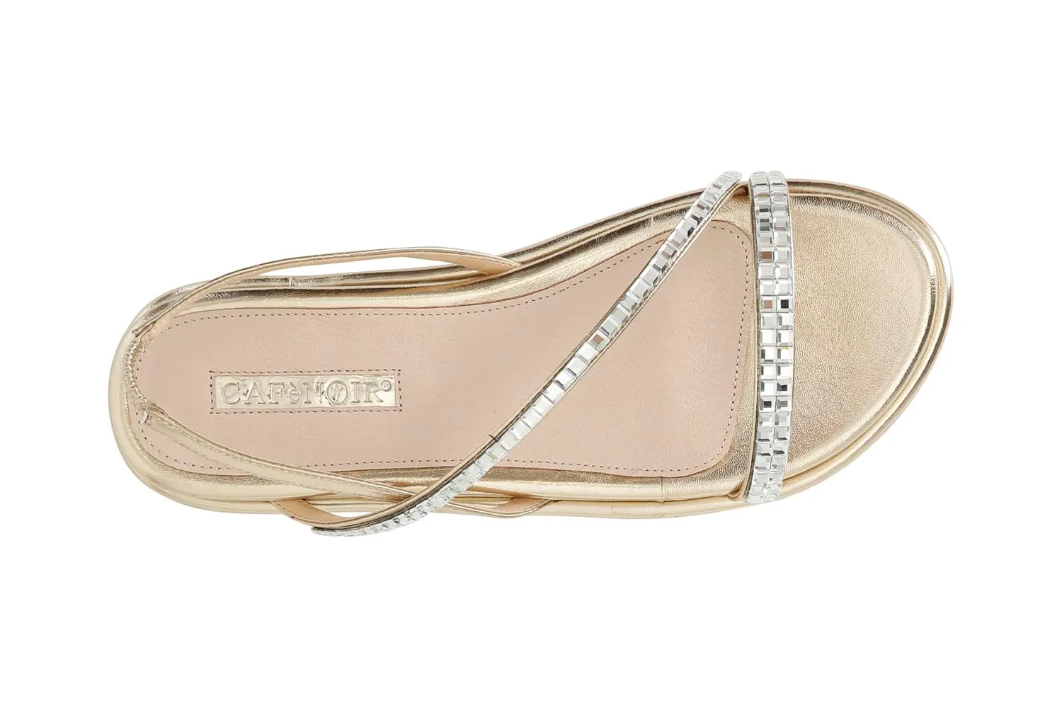 CafèNoir Sandali Asimmetrici Donna Multistrass Eleganti