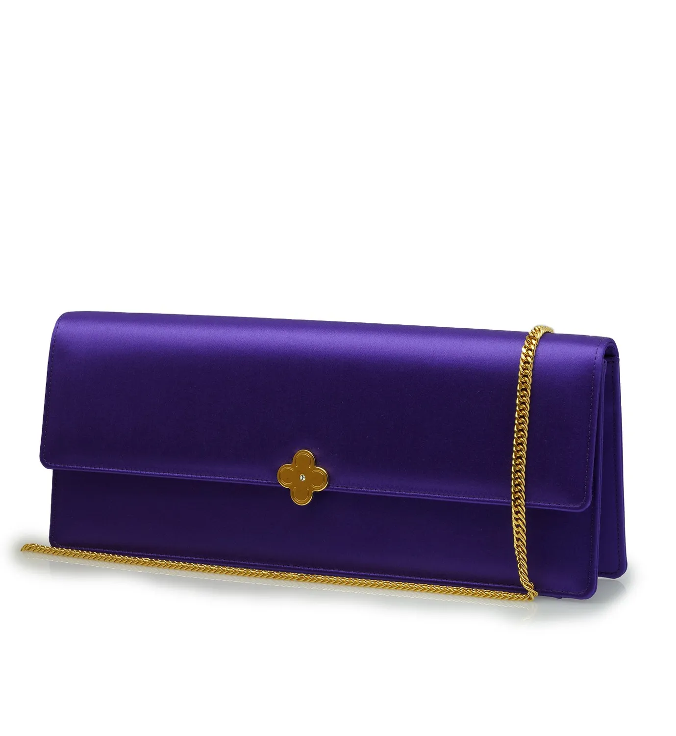 Cardinal Milano Time 22 pochette seta viola