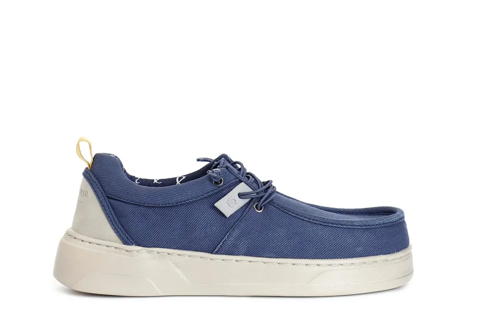 CafèNoir Scarpe Allacciate Uomo in Tessuto Soletta in Pelle